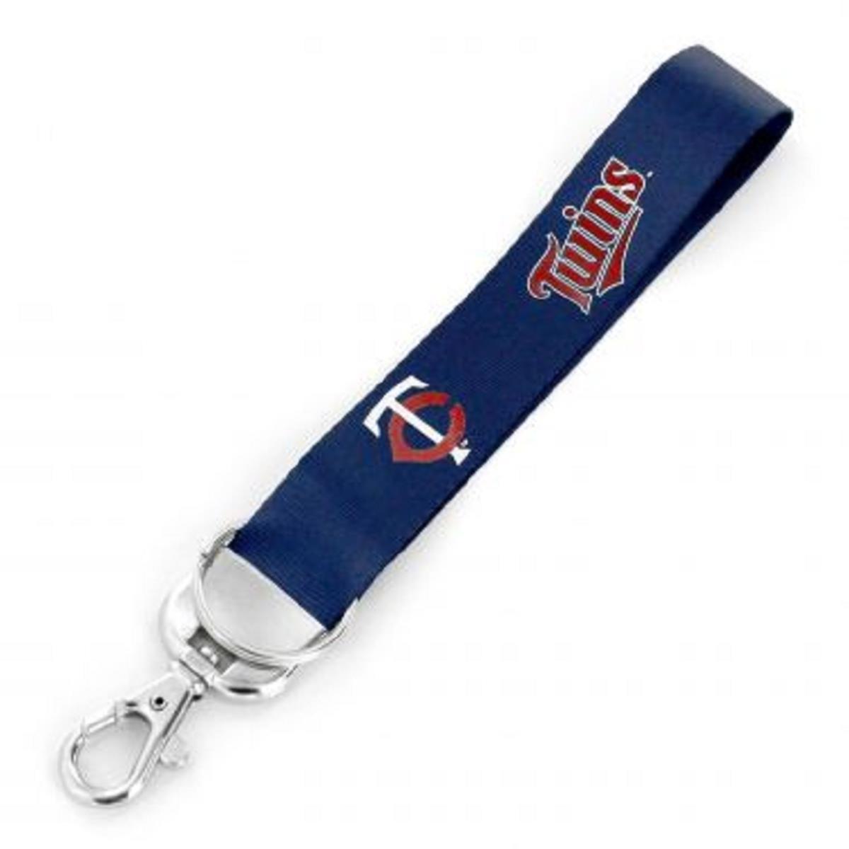 Picture of Amo 6326458089 Minnesota Twins Wristlet Keychain Deluxe