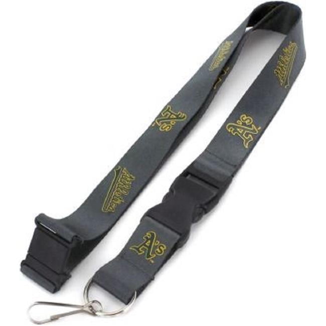 Picture of Amo 6326433799 Oakland Athletics Lanyard&#44; Charcoal