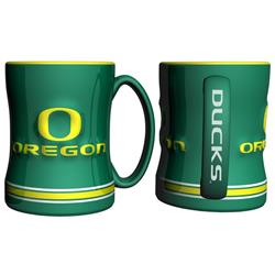 Picture of Logo Brands 629375274 Oregon Ducks Coffee Mug - 14 oz Sculpted Relief