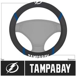 Tampa Bay Lightning Steering Wheel Cover, Mesh & Stitched