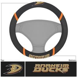 Picture of Fanmats 4298907197 NHL Anaheim Ducks Steering Mesh & Stitched Wheel Cover