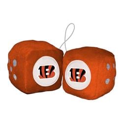 3 in. NFL Cincinnati Bengals Fuzzy Dice