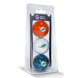 NFL Miami Dolphins Golf Balls - Pack of 3