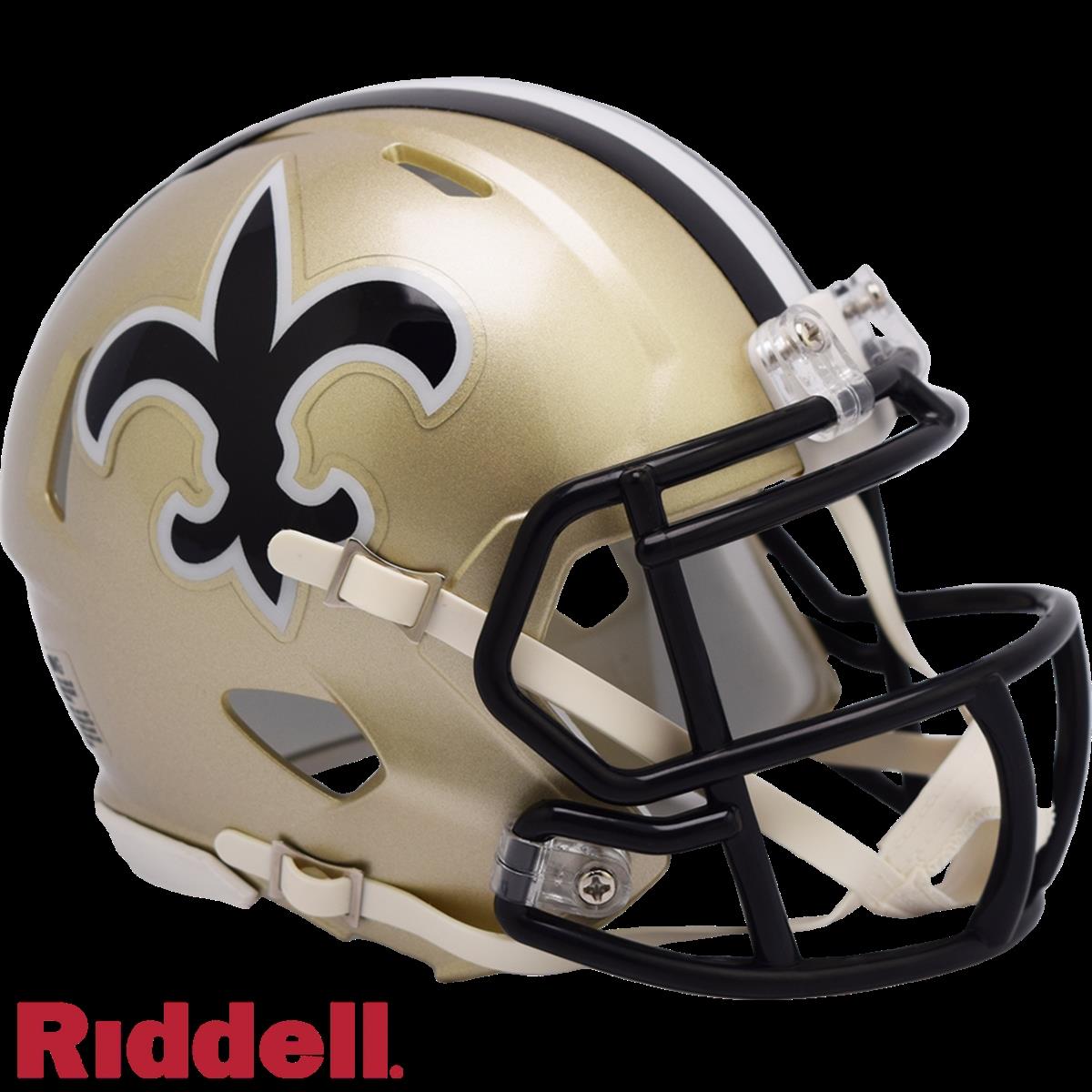 Replica Mini Speed Style 1976-1999 T-B New Orleans Saints Helmet