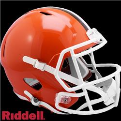 9585531099 NFL Cleveland Browns  Replica Full Size Speed Style Helmet - 1975-2005 T-B