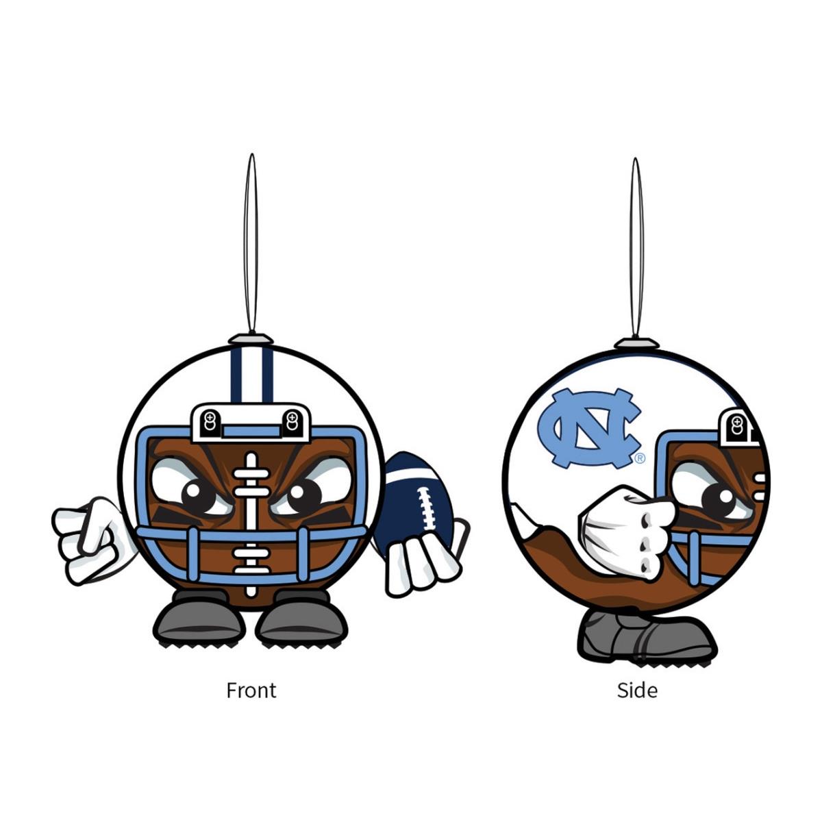 194600632 3 in. North Carolina Tar Heels Ornament Ball Head