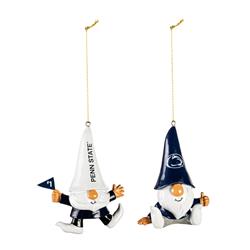 194604002 Penn State Nittany Lions Gnome Fan Ornament - Pack of 2