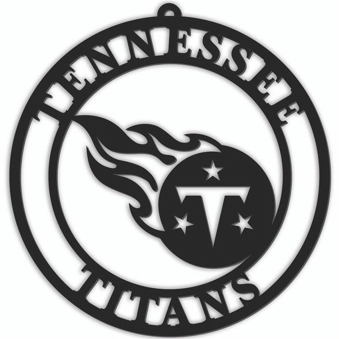 16 in. Tennessee Titans Sign Door Hanger