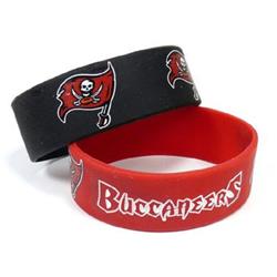 Picture of Amo 6326400716 Tampa Bay Buccaneers Wide Bracelets - Pack of 2
