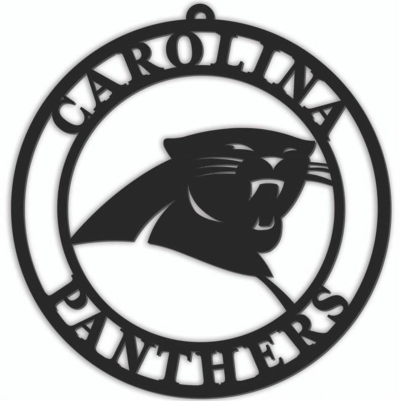 16 in. Carolina Panthers Sign Door Hanger
