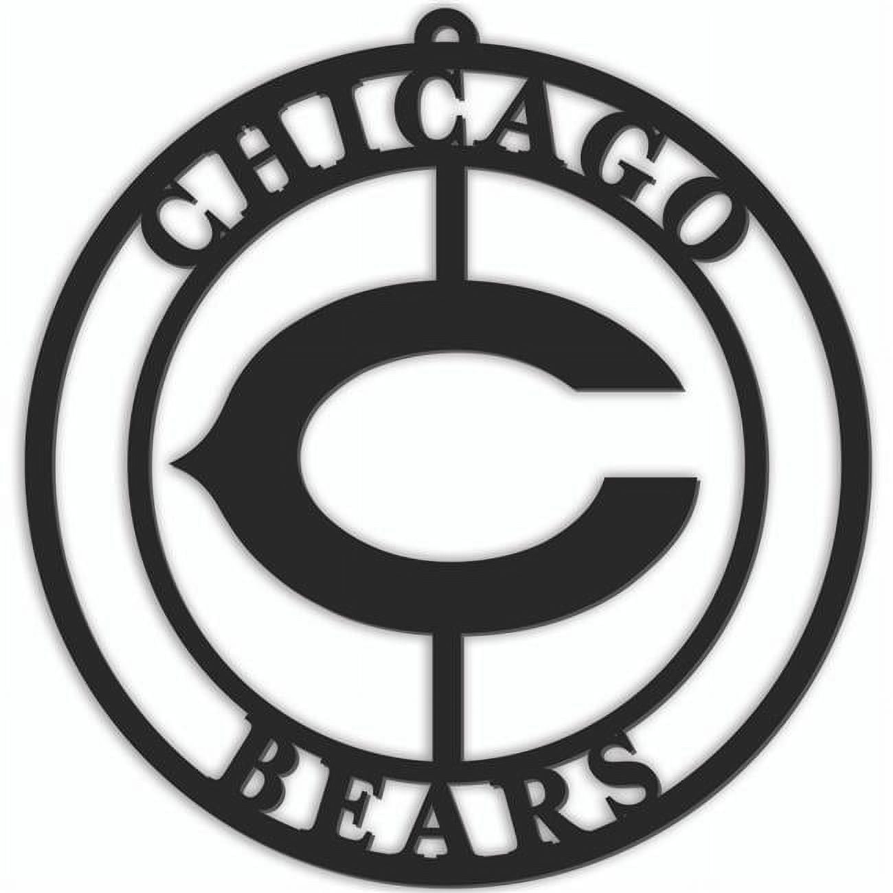 16 in. Chicago Bears Sign Door Hanger