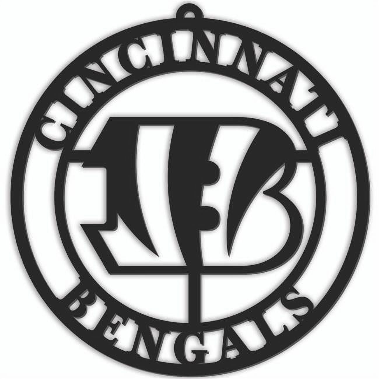 16 in. Cincinnati Bengals Sign Door Hanger