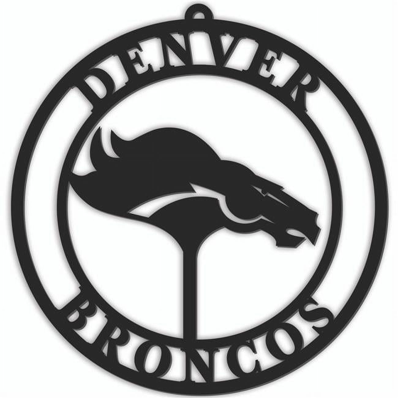 16 in. Denver Broncos Sign Door Hanger