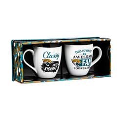 194682958 17 oz Ceramic Set with Gift Box Jacksonville Jaguars Coffee Mug - 2 Piece -  EVERGREEN ENTERPRISES