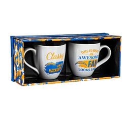 194688937 17 oz Ceramic Set with Gift Box Los Angeles Chargers Coffee Mug - 2 Piece -  EVERGREEN ENTERPRISES