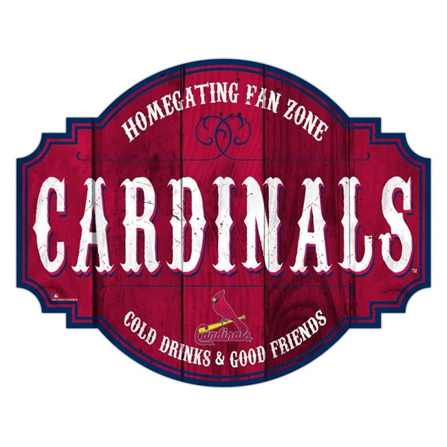 12 in. Homegating Tavern St. Louis Cardinals Wood Sign