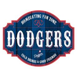 7846118541 12 in. Homegating Tavern Los Angeles Dodgers Wood Sign