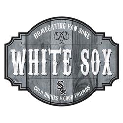 7846118560 12 in. Major League Baseball Chicago White Sox Sign Wood Homegating Tavern