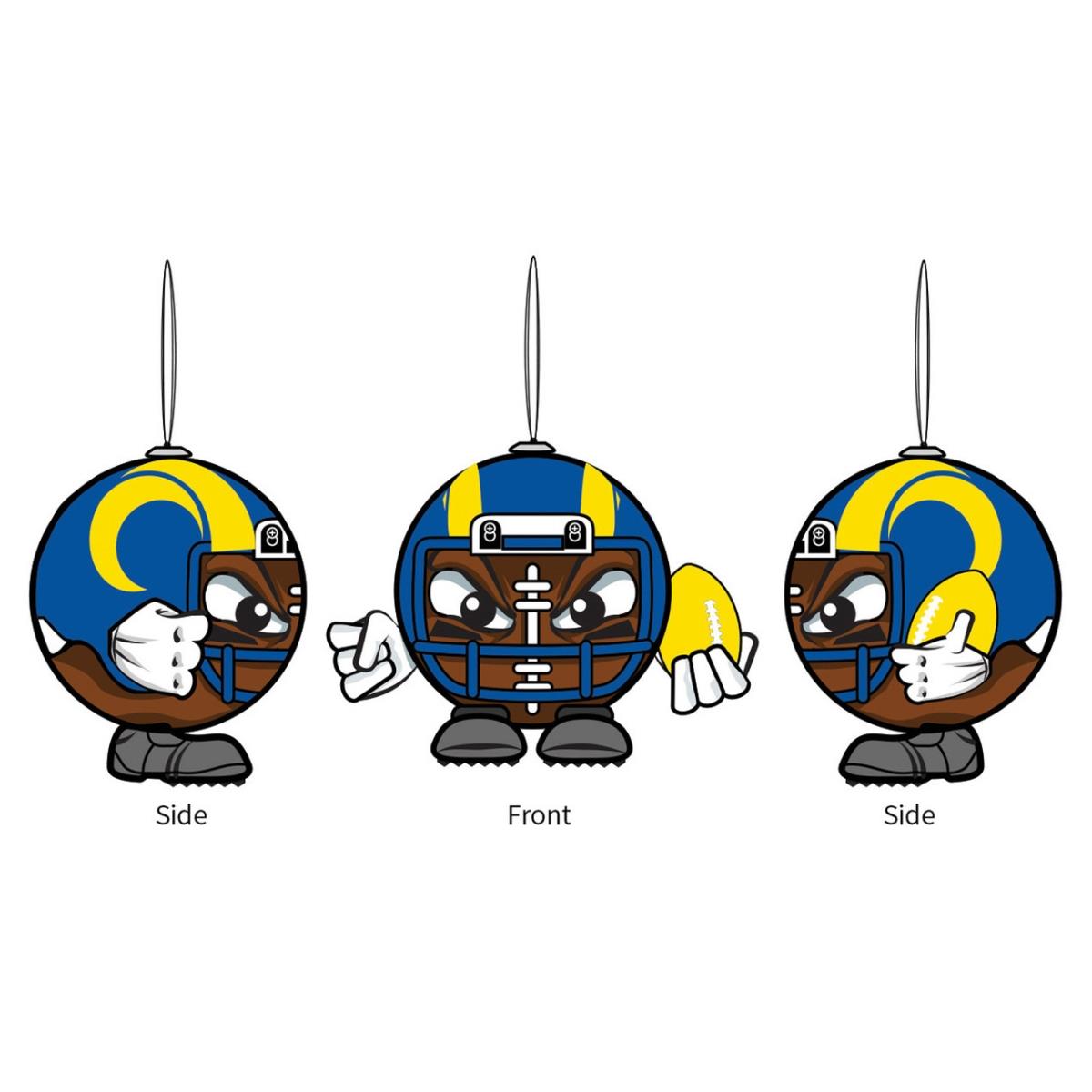 194623248 3 in. Los Angeles Rams Ornament Ball Head