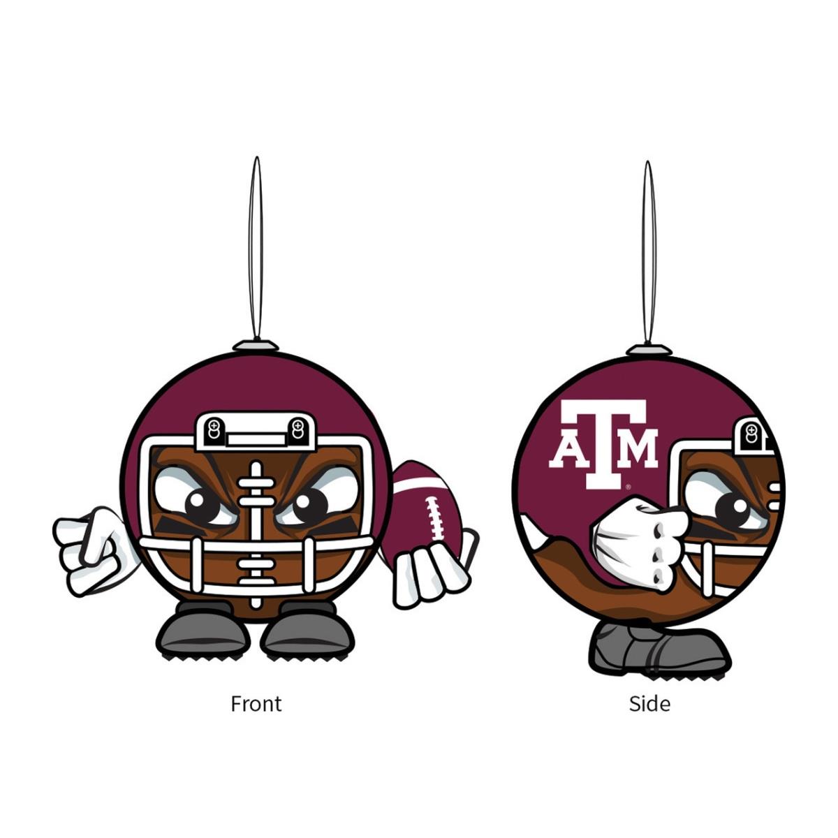 194626500 3 in. Texas A&M Aggies Ornament Ball Head