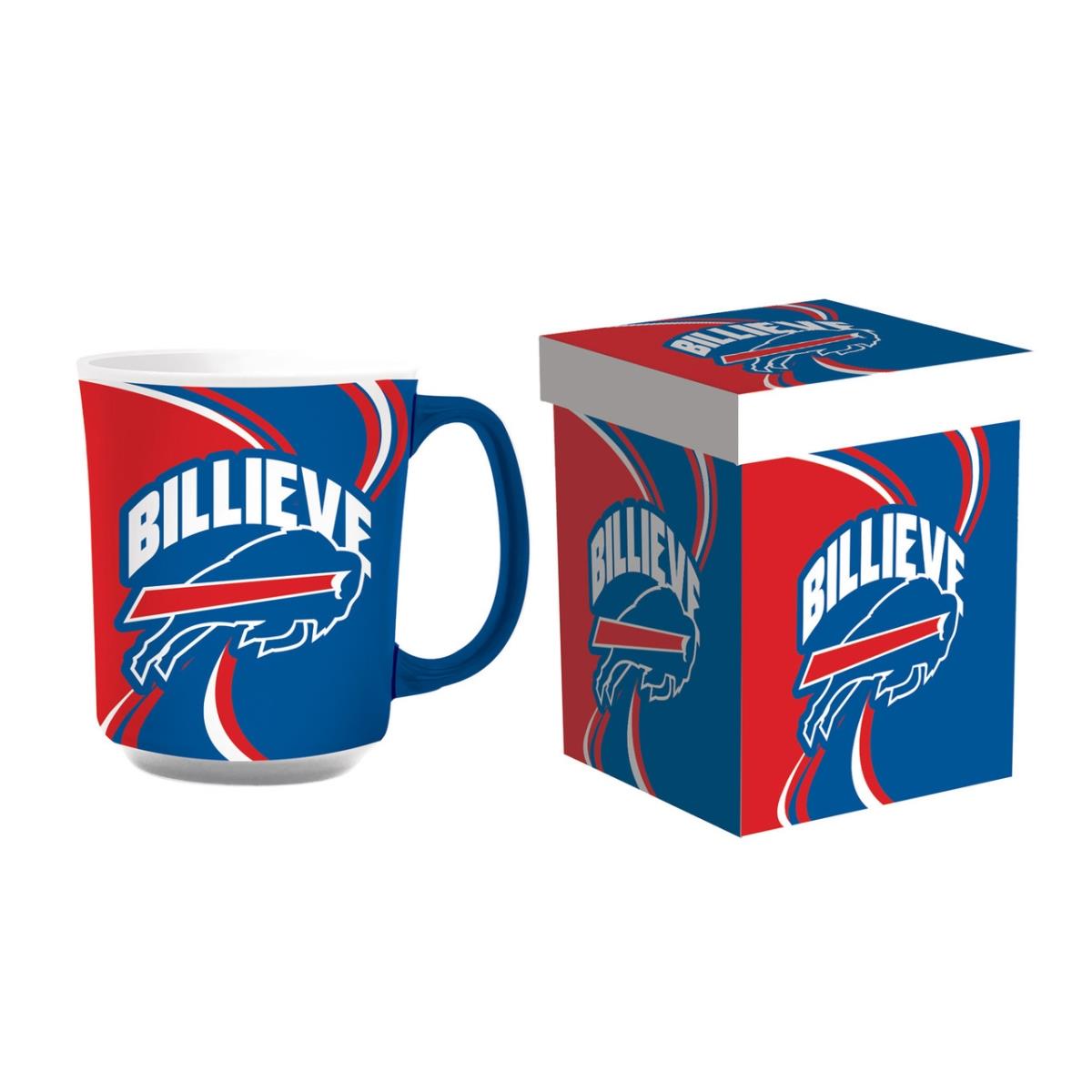 194642630 14 oz Ceramic with Matching Box Buffalo Bills Coffee Mug