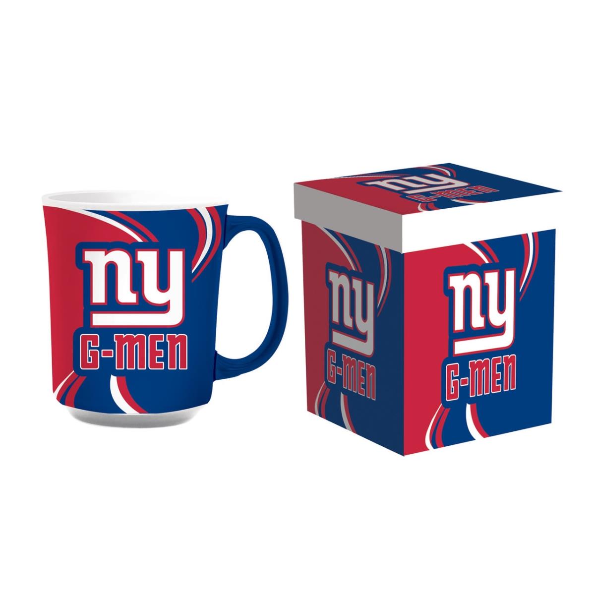 194660780 14 oz Ceramic with Matching Box New York Giants Coffee Mug