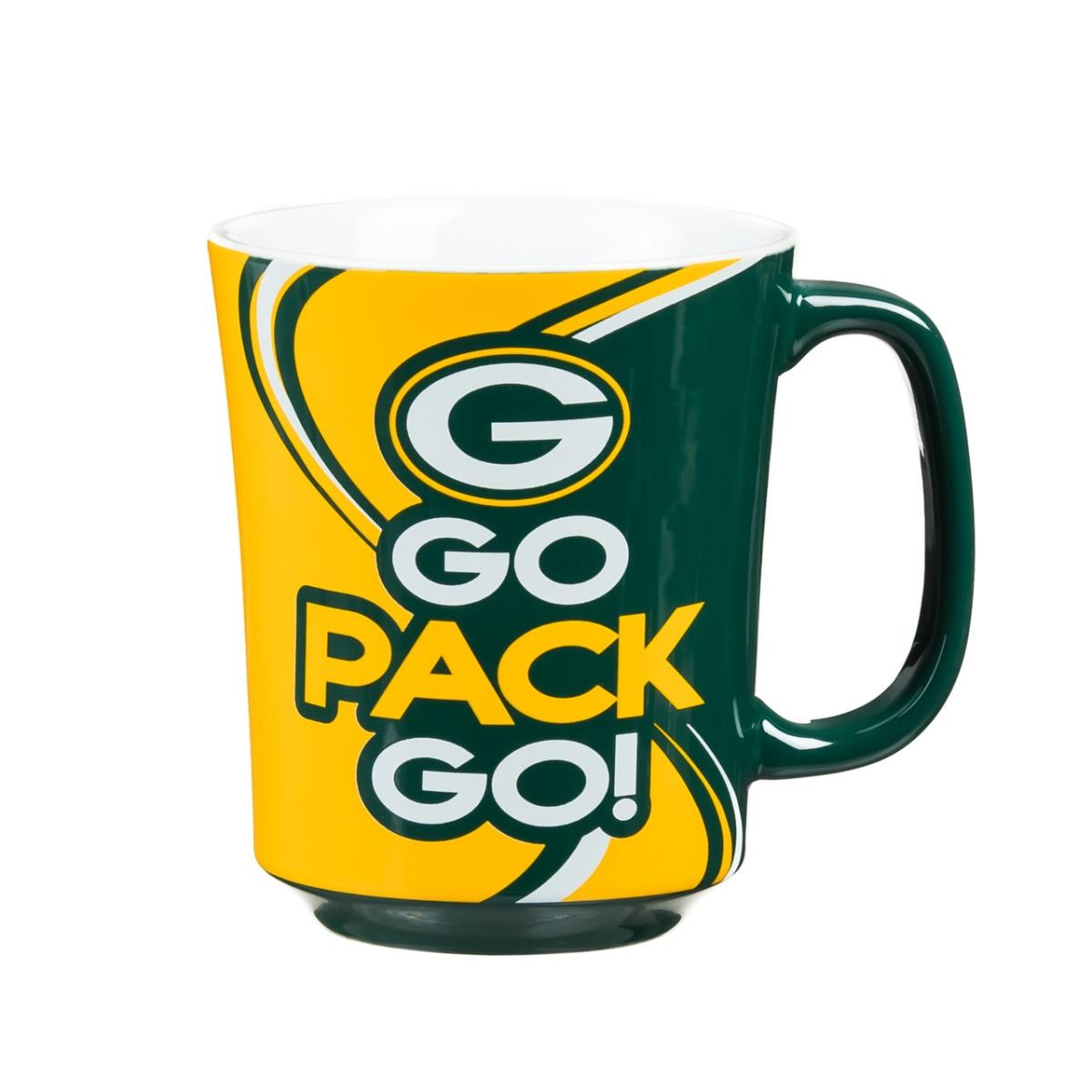 194669998 14 oz Ceramic with Matching Box Green Bay Packers Coffee Mug