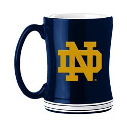 14 oz Sculpted Relief Team Color Notre Dame Fighting Irish Coffee Mug