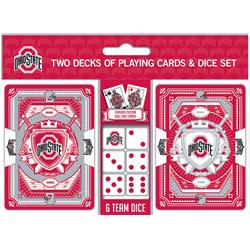 Ohio State Buckeyes Playing Cards & Dice Set
