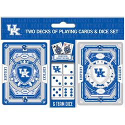 Kentucky Wildcats Playing Cards & Dice Set
