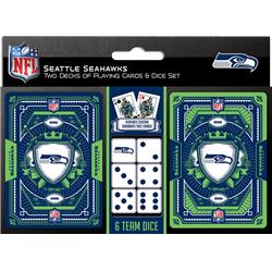 Seattle Seahawks Playing Cards & Dice Set