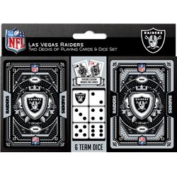 Las Vegas Raiders Playing Cards & Dice Set