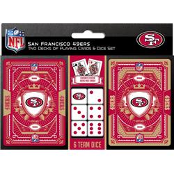 San Francisco 49ers Playing Cards & Dice Set