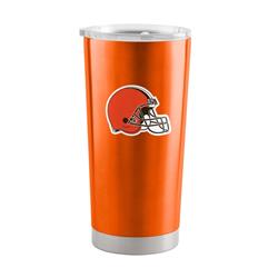 629366718 20 oz Stainless Steel Cleveland Browns Travel Tumbler