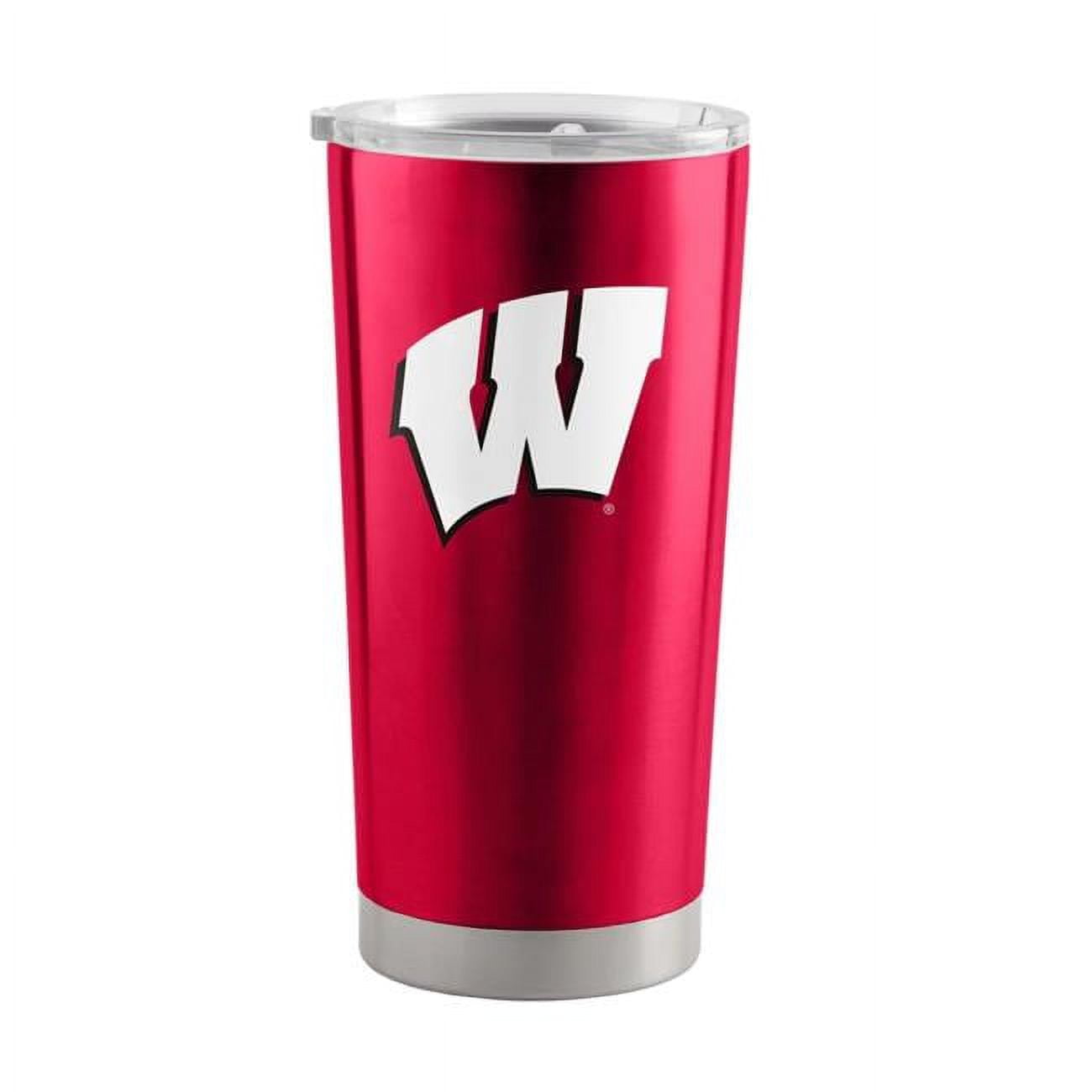629367404 20 oz Stainless Steel Wisconsin Badgers Travel Tumbler