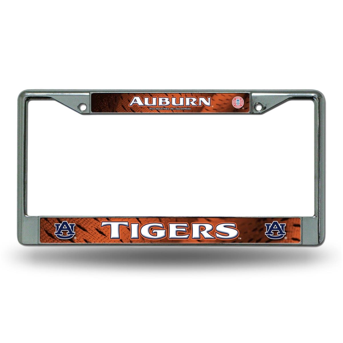 1140702622 Auburn Tigers Frame Chrome Printed Insert License Plate