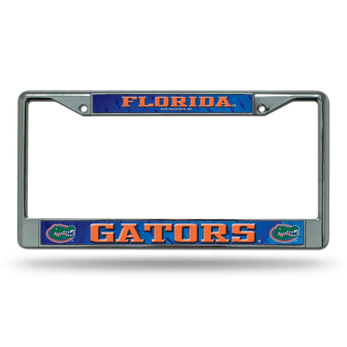 1140702626 Florida Gators Frame Chrome Printed Insert License Plate