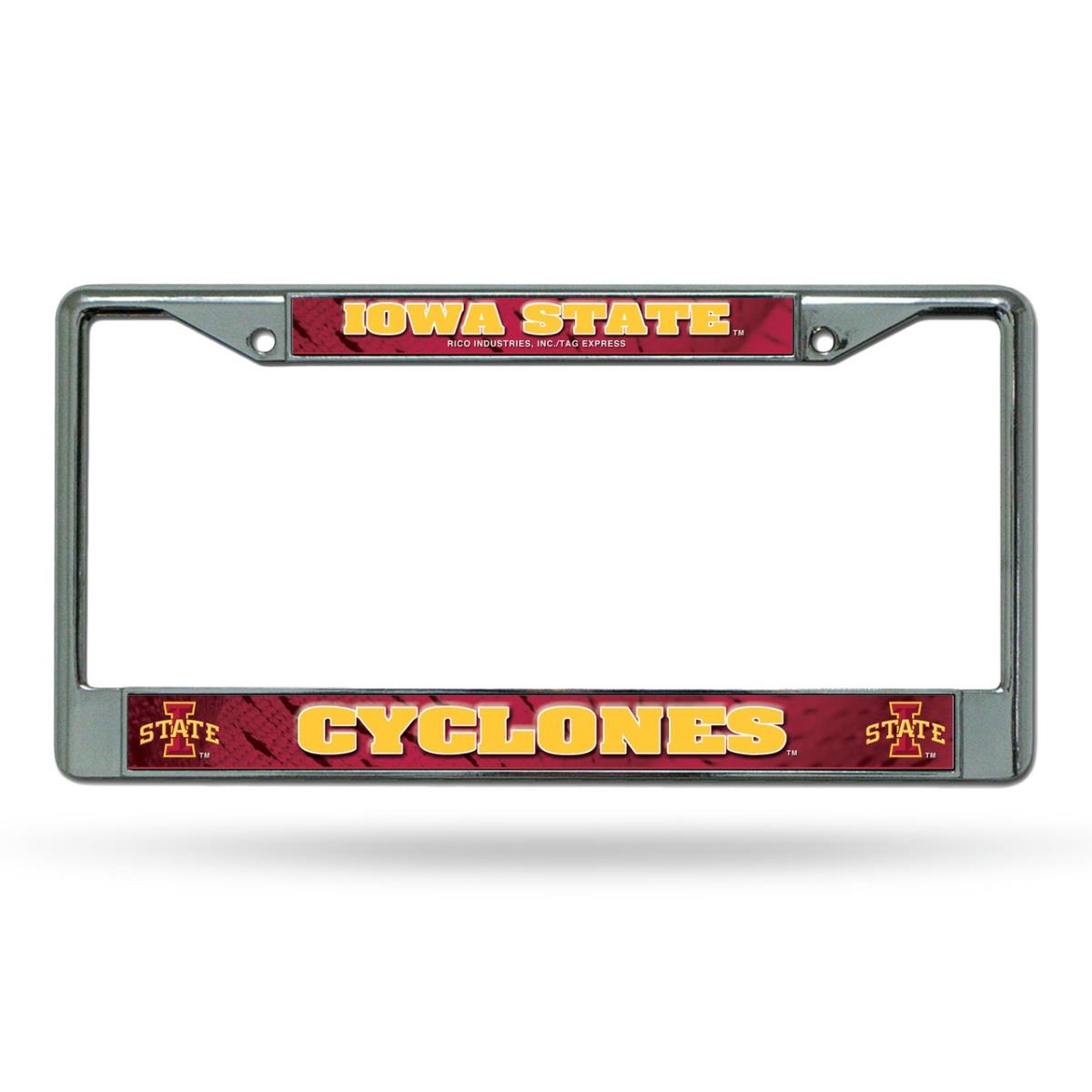 1140702630 Iowa State Cyclones Frame Chrome Printed Insert License Plate