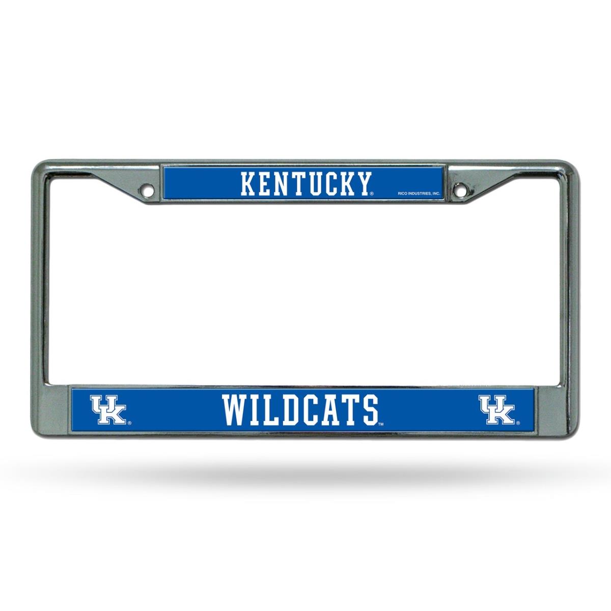 1140702633 Kentucky Wildcats Frame Chrome Printed Insert License Plate