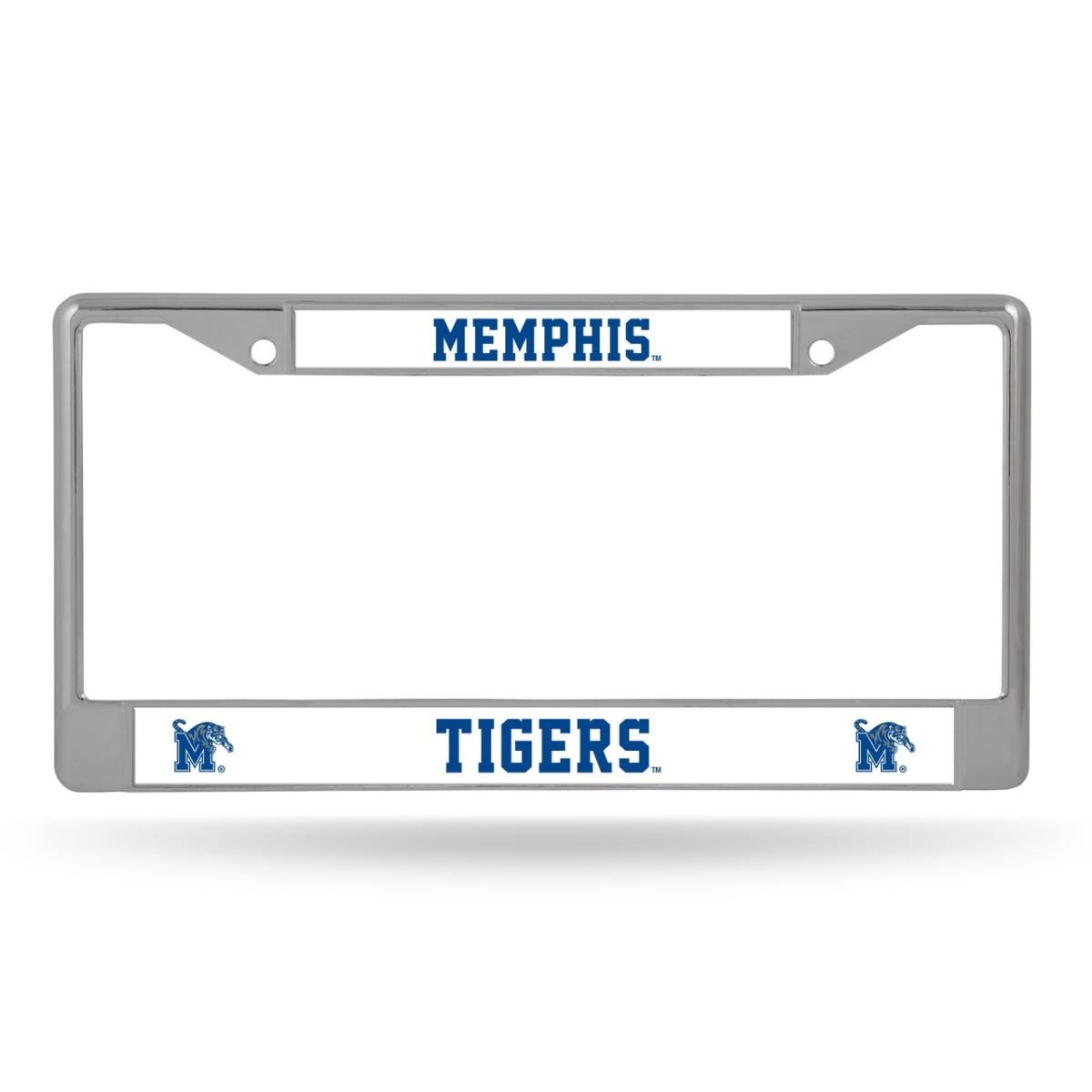 1140727247 Memphis Tigers License Plate Frame, Chrome