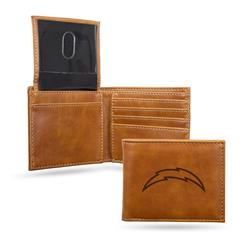 Picture of Rico Industries 1140743770 Los Angeles Chargers Billfold Laser Engraved Wallet
