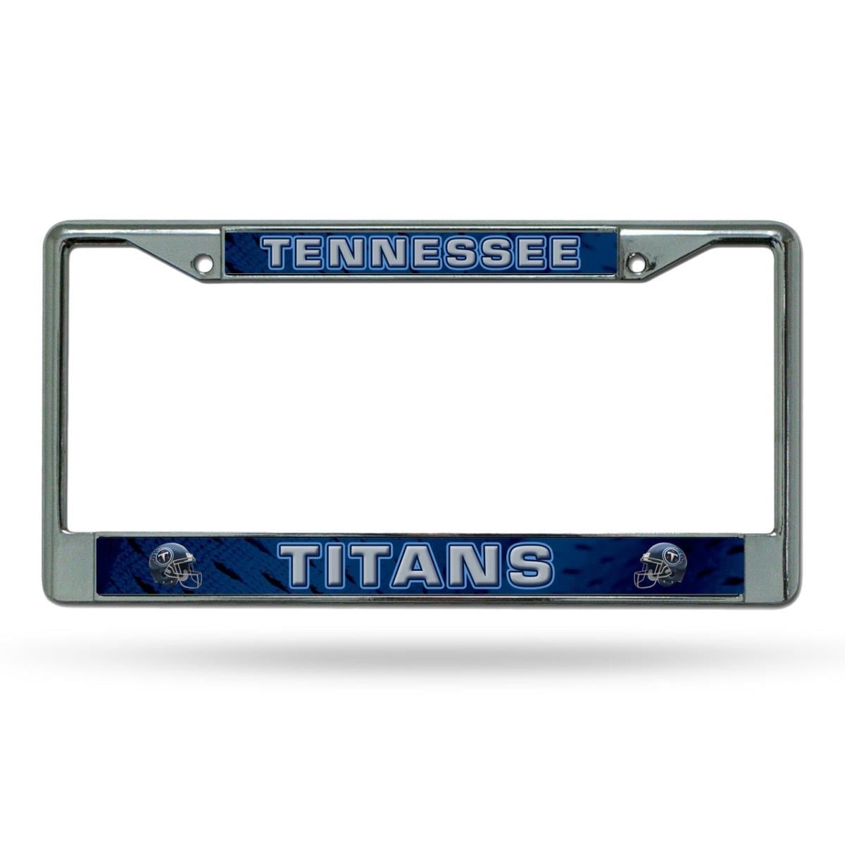 6734552768 Tennessee Titans Frame Chrome Printed Insert License Plate