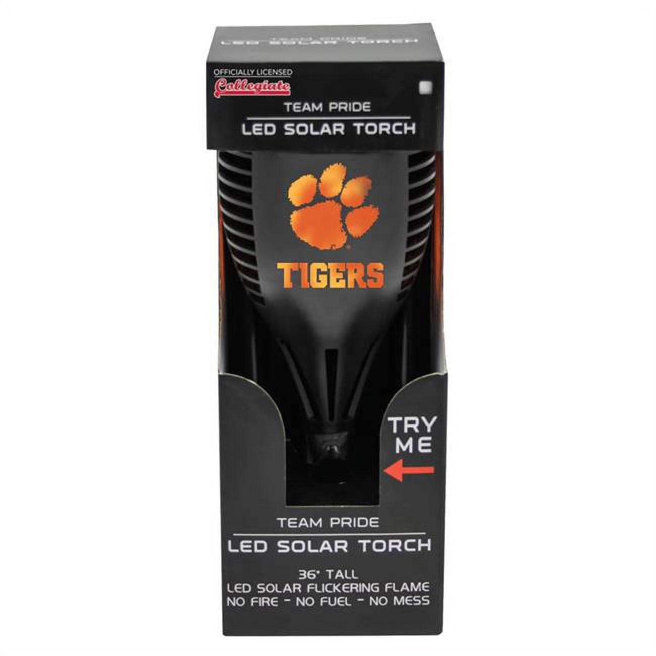 1002805217 Clemson Tigers Solar LED Torch