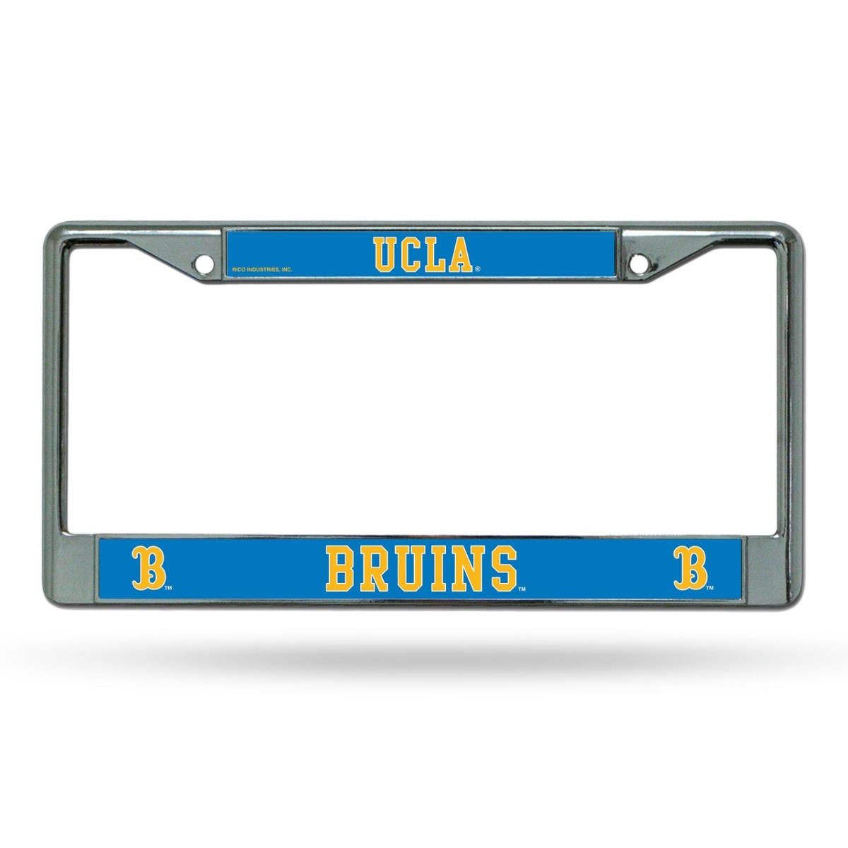 6734535064 UCLA Bruins Frame Chrome Printed Insert License Plate