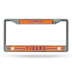 6734526934 Clemson Tigers Frame Chrome Printed Insert License Plate