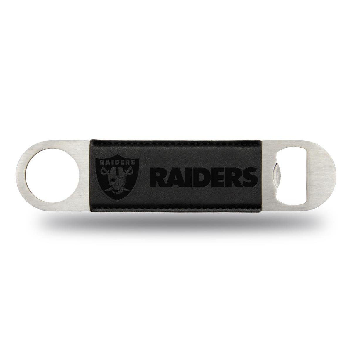 Picture of Rico Industries 6734598708 Las Vegas Raiders Bar Blade Laser Engraved Bottle Opener