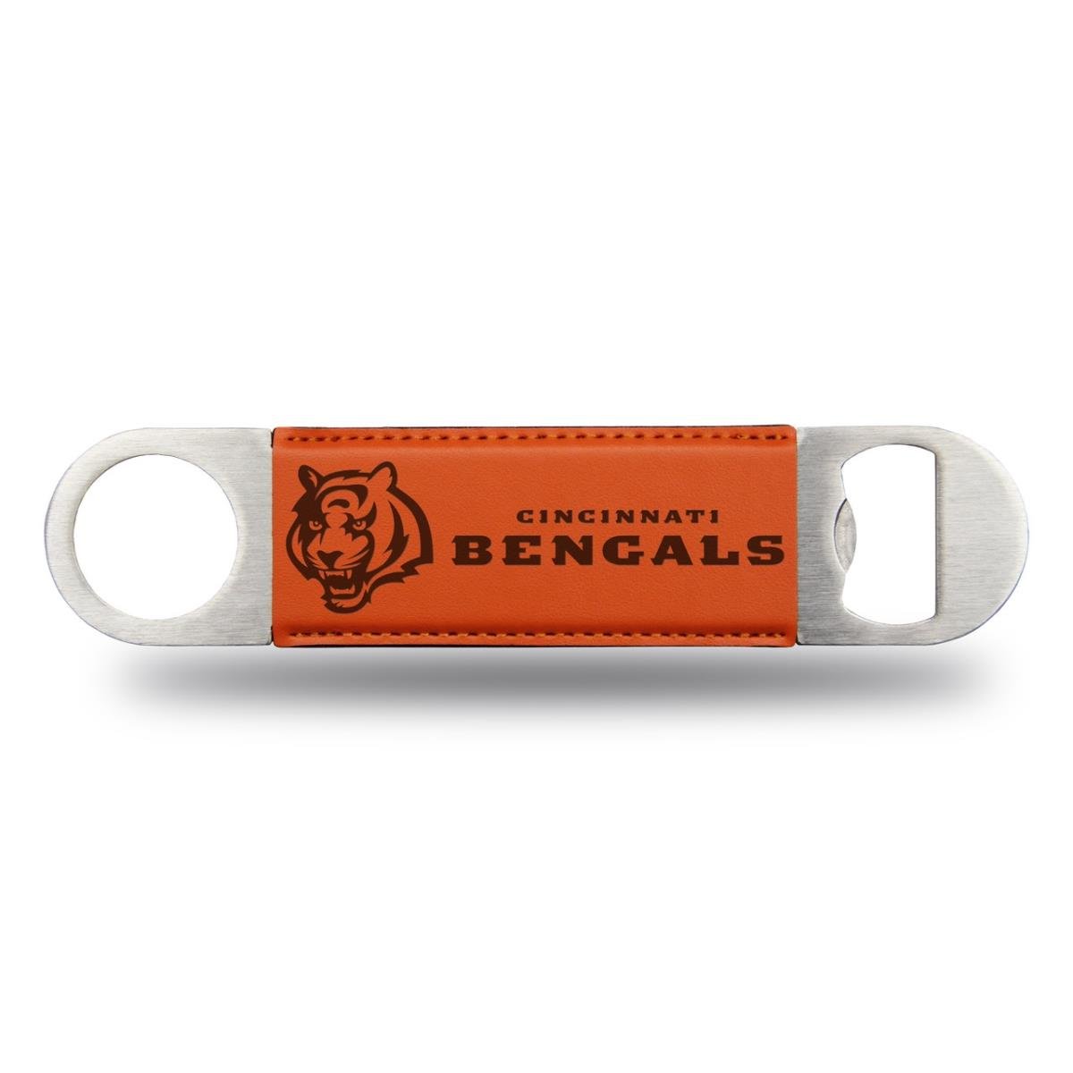 Picture of Rico Industries 6734598752 Cincinnati Bengals Bar Blade Laser Engraved Bottle Opener