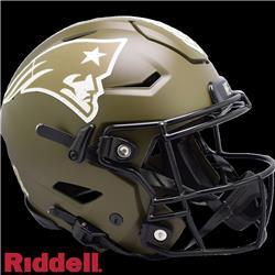 9585563182 New England Patriots Speed Style Salute to Service Authentic Helmet - Full Size