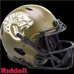 9585563243 NFL Jacksonville Jaguars  Authentic Full Size Speed Style Salute to Service Helmet