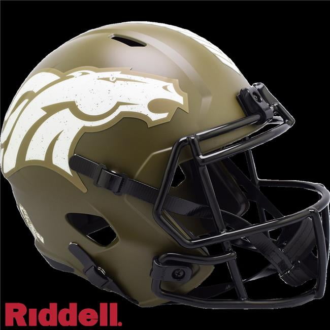 Denver Broncos  Replica Full Size Speed Style Salute To Service Helmet